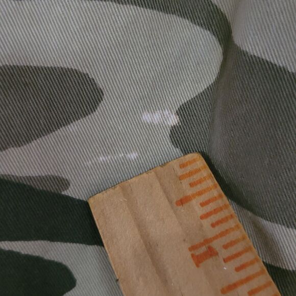 Vtg GAP Kids Camo Bomber Jacket Boys Size 6-7 Small Tan Brown Gray Lined Y2K - Picture 15 of 16